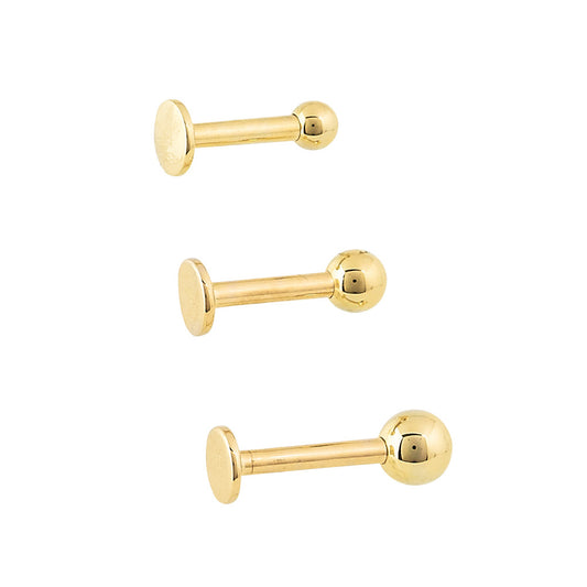 Labret - 14kt Yellow Gold